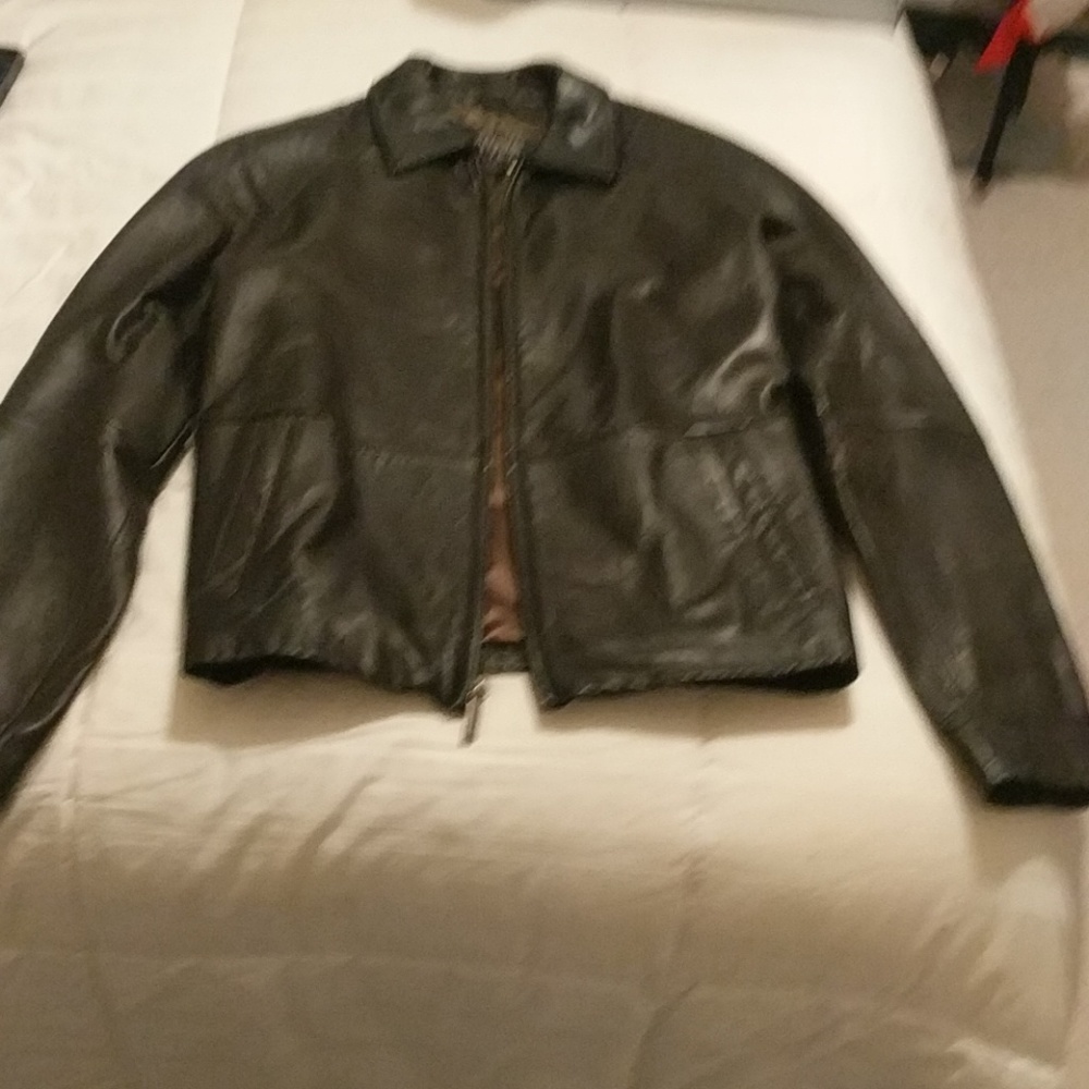 Wilson's leather women's black leather jacket